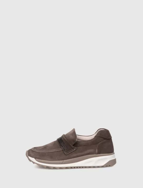 GAIMO Mocasin Tarbos Taupe>Mujer Mocasin