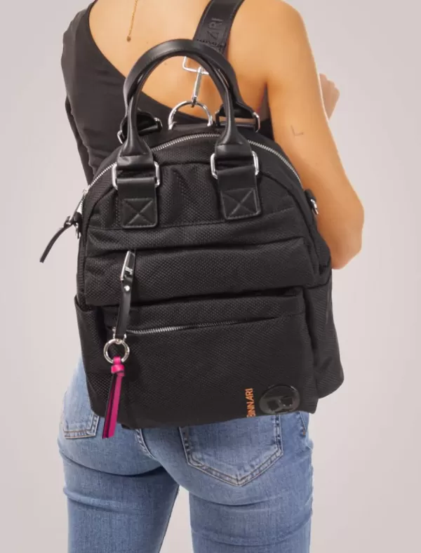 C.N.P. Mochila Mujer Binnari 19742 Negro>Mujer Mochilas