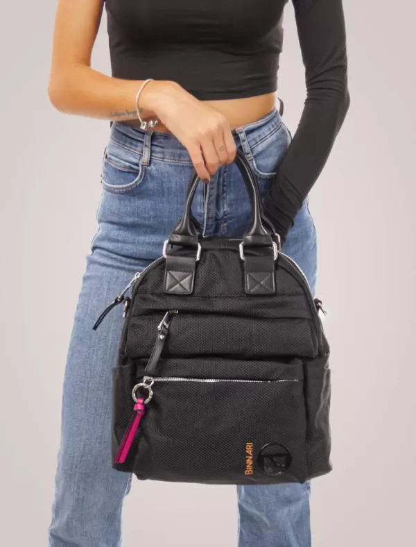 C.N.P. Mochila Mujer Binnari 19742 Negro>Mujer Mochilas