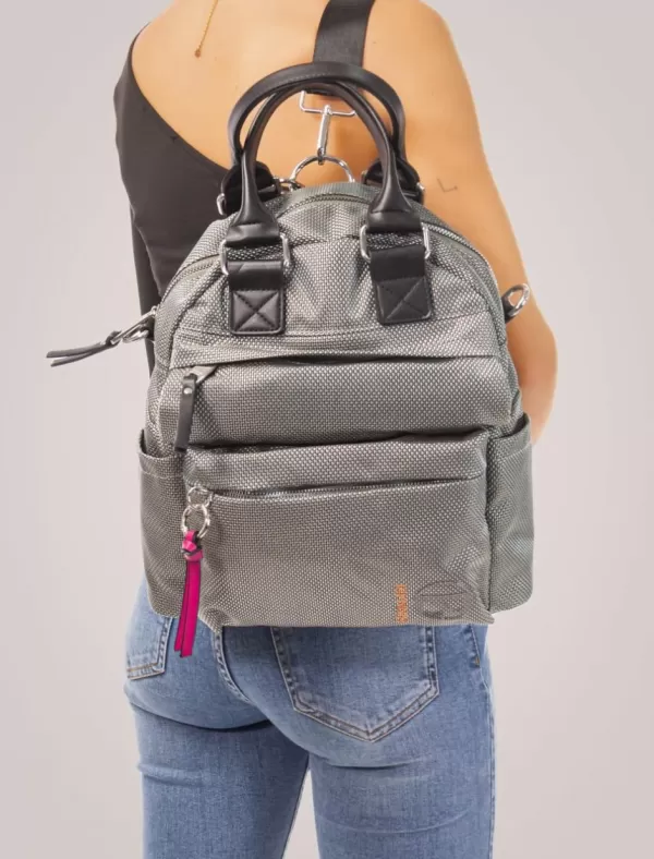 C.N.P. Mochila Mujer Binnari 19742 Plomo>Mujer Mochilas