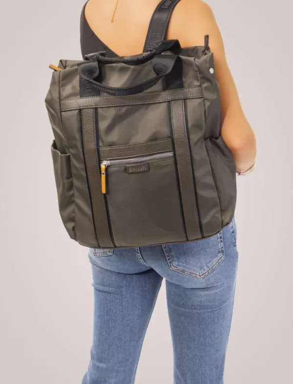C.N.P. Mochila Mujer Binnari 19884 Kaki>Mujer Mochilas