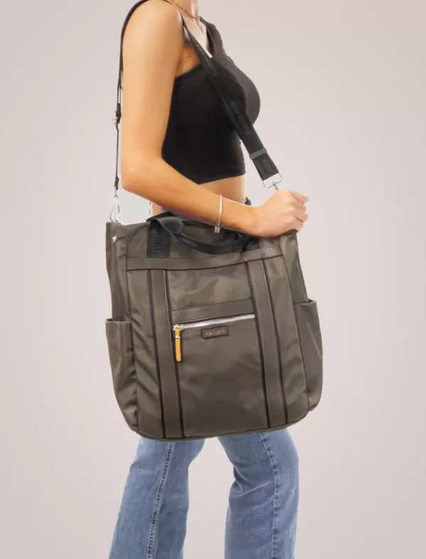 C.N.P. Mochila Mujer Binnari 19884 Kaki>Mujer Mochilas