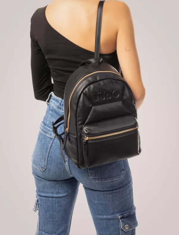 LIU.JO BOLSOS Mochila Mujer Liu.Jo M Backpack Negro>Mujer Mochilas