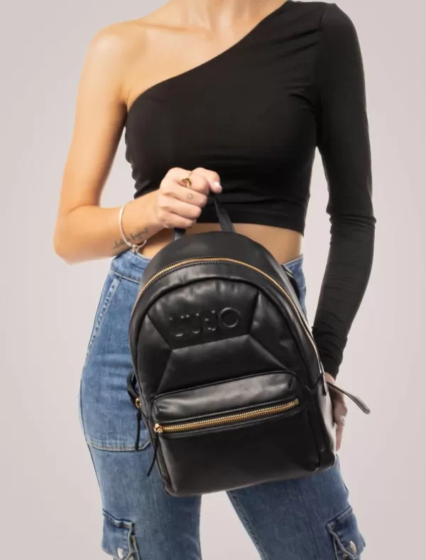 LIU.JO BOLSOS Mochila Mujer Liu.Jo M Backpack Negro>Mujer Mochilas