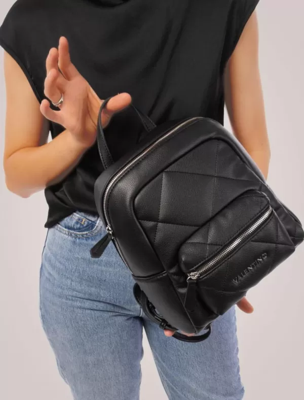 VALENTINO BAGS Mochila Mujer Cold Revbs7Ar04 Negro>Mujer Mochilas