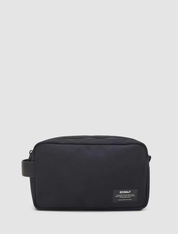 ECOALF Neceser Hombre Doublealf Zipper Large Vanity Case Negro>Hombre Neceser