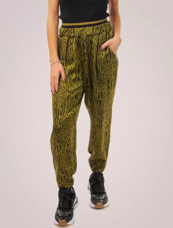 OBVIO Pantalon Basma Verde>Mujer Pantalones
