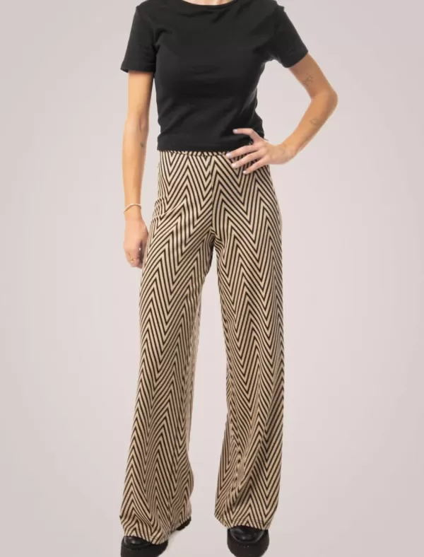 OBVIO Pantalon Fuzz Camel>Mujer Pantalones