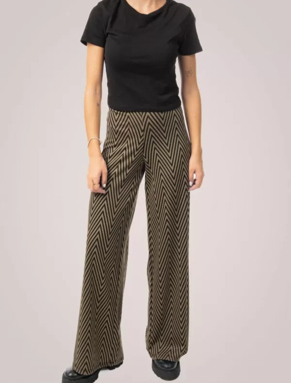 OBVIO Pantalon Fuzz Verde>Mujer Pantalones
