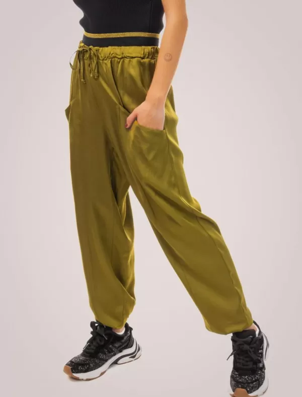 OBVIO Pantalon Zoe Verde>Mujer Pantalones