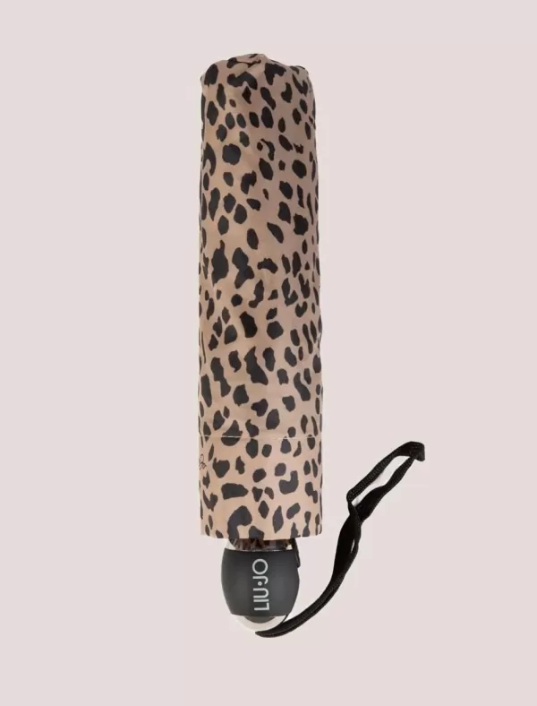 LIU.JO BOLSOS Paraguas Liu.Jo Ombrello Stampato Animalier Leopardo>Mujer Accesorios