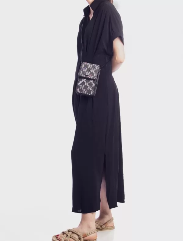KARL LAGERFELD Porta Movil Mujer K/Monogram Dnm Print Phoneair Negro>Mujer Porta Movil