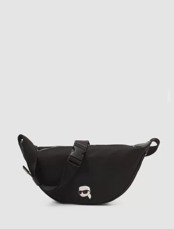 KARL LAGERFELD Riñoneras Mujer K/Ikonik 2.0 Nylon Md Moon Sb Negro>Mujer Riñoneras