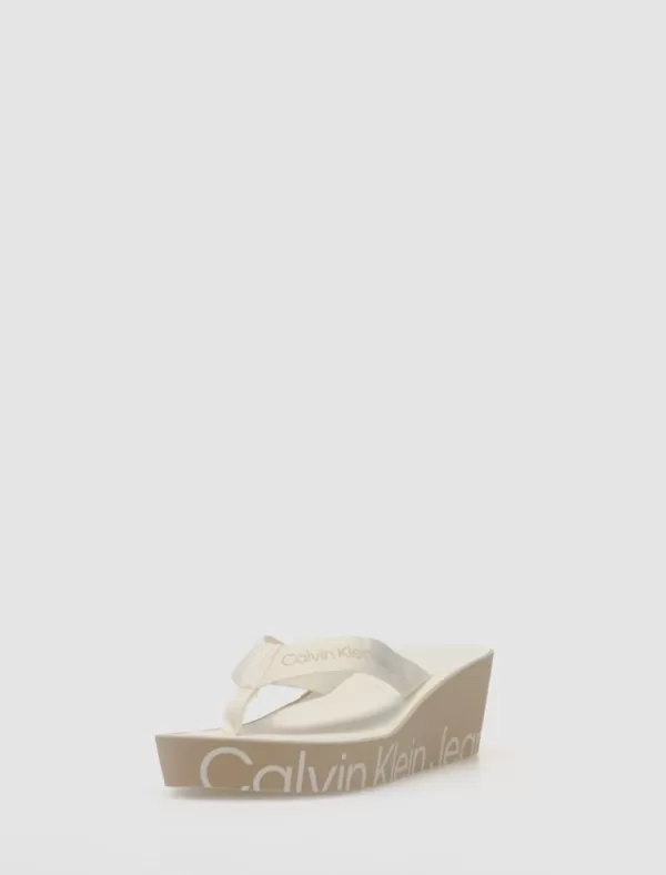 CALVIN KLEIN Sandalia Beach Wedgw Sandal Beig>Mujer Alpargatas
