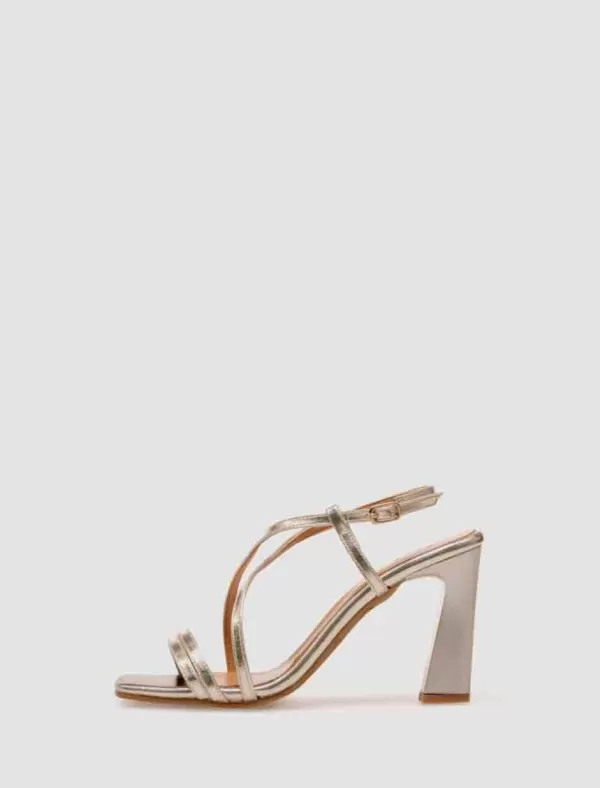 COLETTE Sandalia 2270 Platino>Mujer Zapatos Fiesta