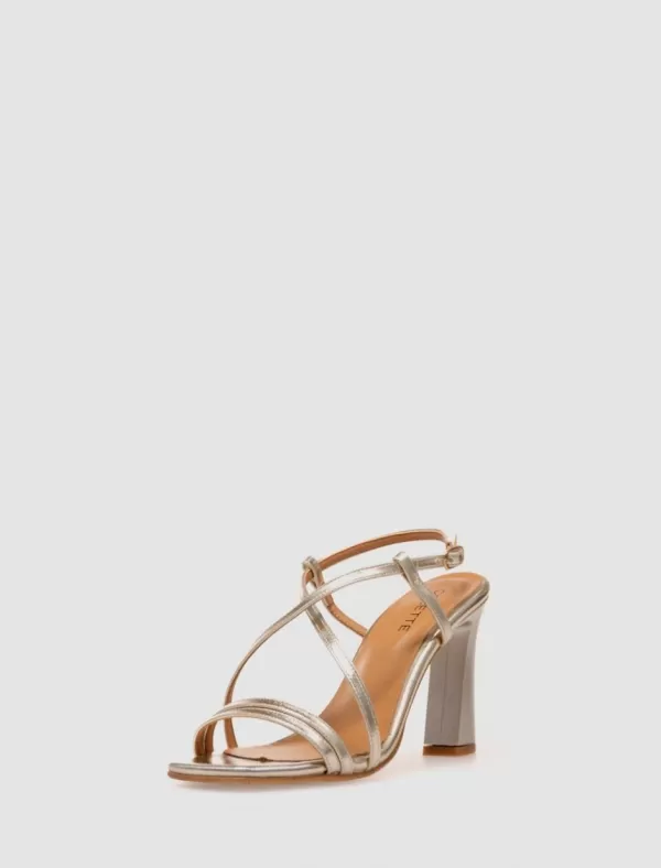 COLETTE Sandalia 2270 Platino>Mujer Zapatos Fiesta