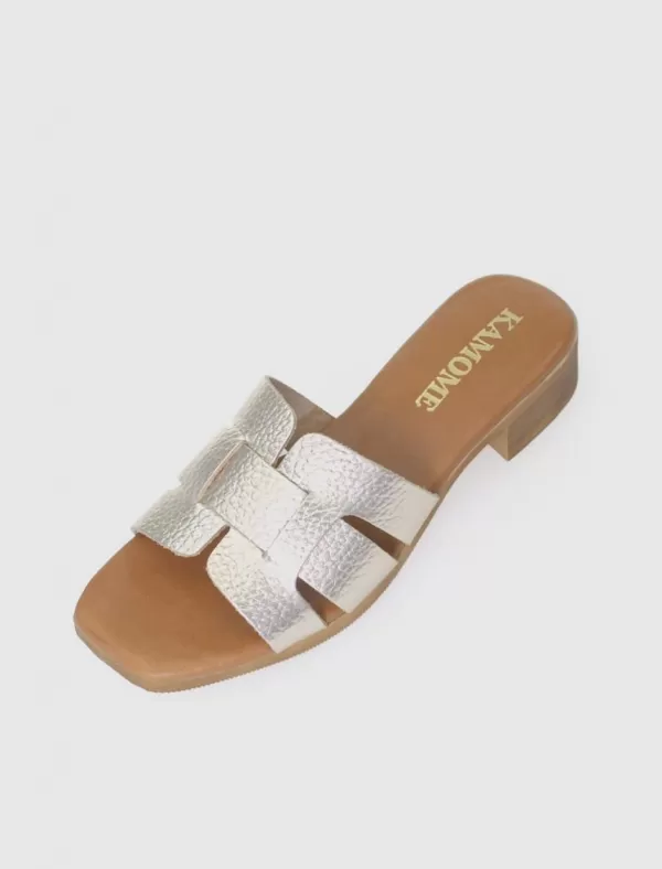 KAMOME Sandalia Ilse Platino>Mujer Sandalias