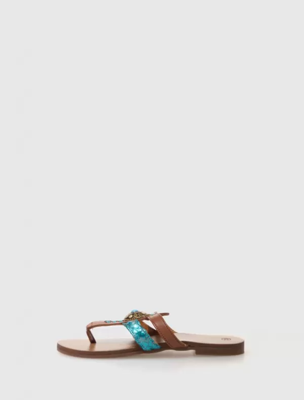KAMOME TRENDS Sandalia Iris Azul>Mujer Sandalias
