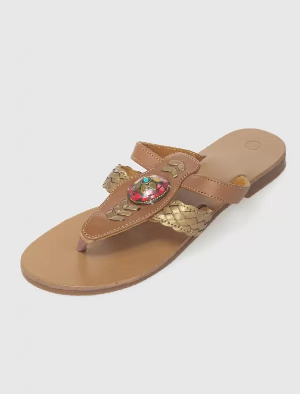 KAMOME TRENDS Sandalia Iris Bronce>Mujer Sandalias