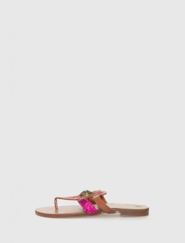 KAMOME TRENDS Sandalia Iris Fuxia>Mujer Sandalias