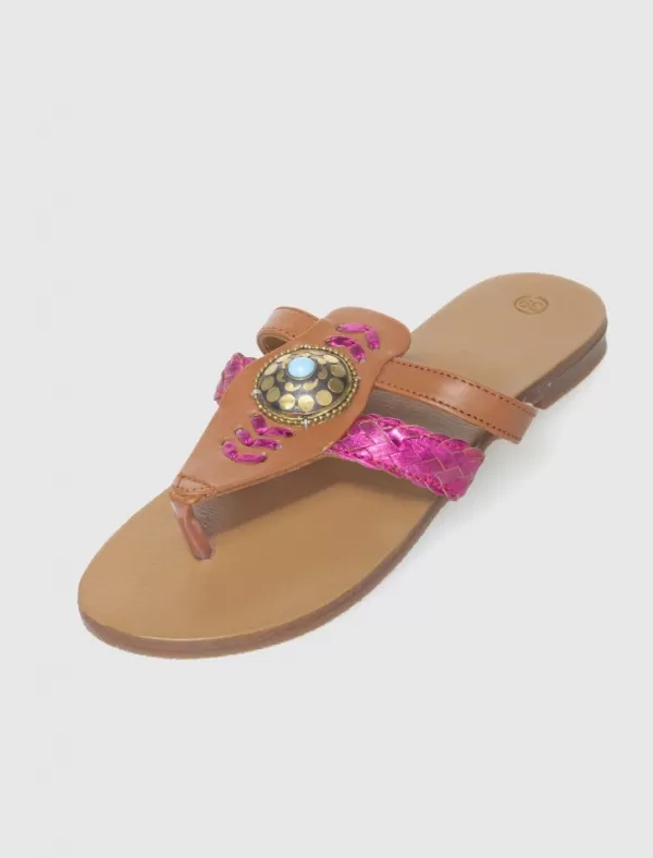 KAMOME TRENDS Sandalia Iris Fuxia>Mujer Sandalias