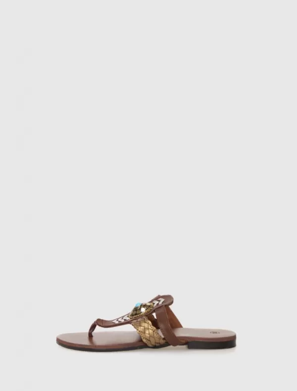 KAMOME TRENDS Sandalia Iris Plata>Mujer Sandalias