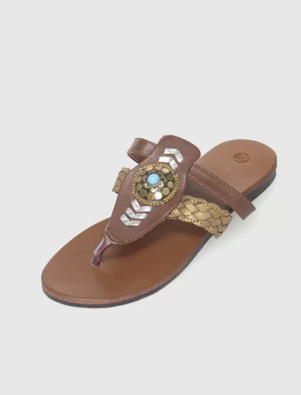 KAMOME TRENDS Sandalia Iris Plata>Mujer Sandalias