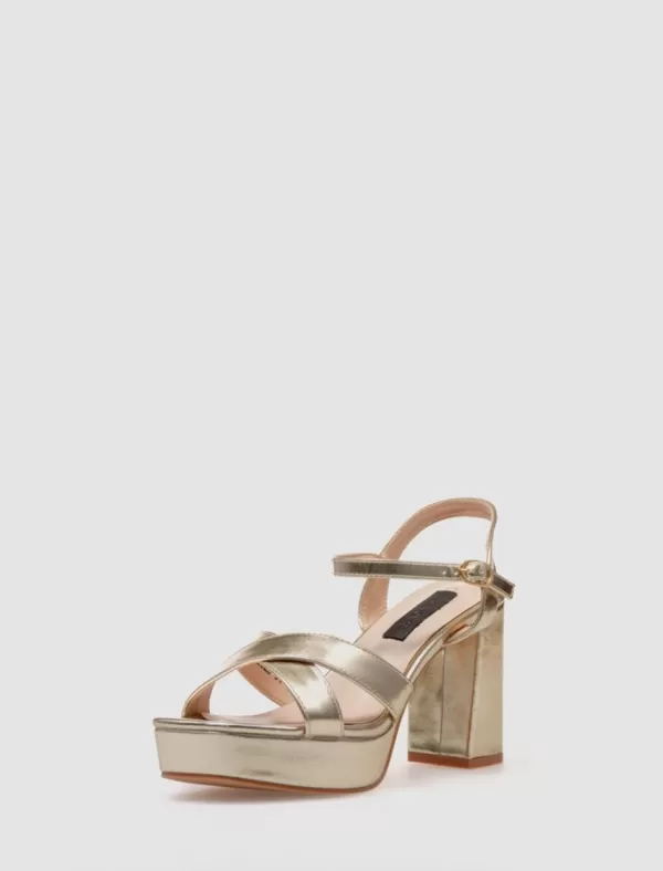 KAMOME TRENDS Sandalia J222B Oro>Mujer Zapatos Fiesta