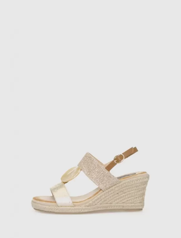KAMOME TRENDS Sandalia Jana Platino>Mujer Sandalias