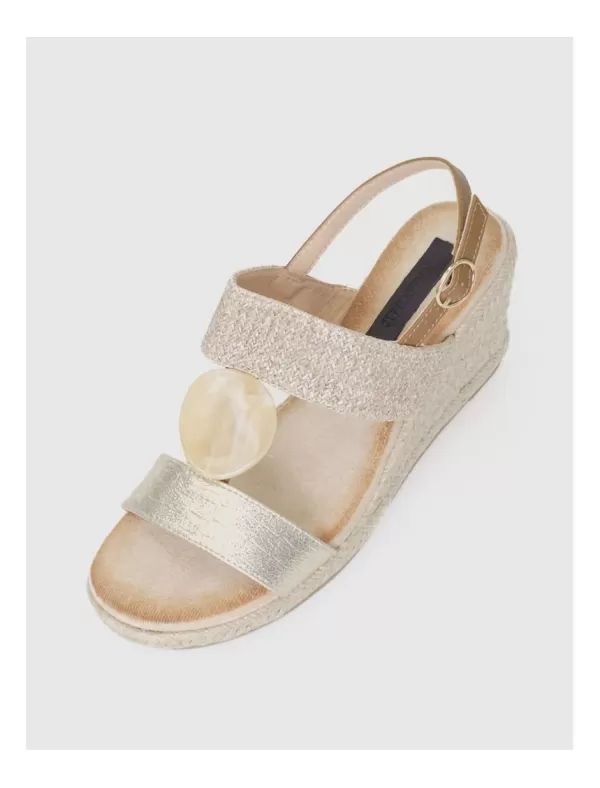KAMOME TRENDS Sandalia Jana Platino>Mujer Sandalias