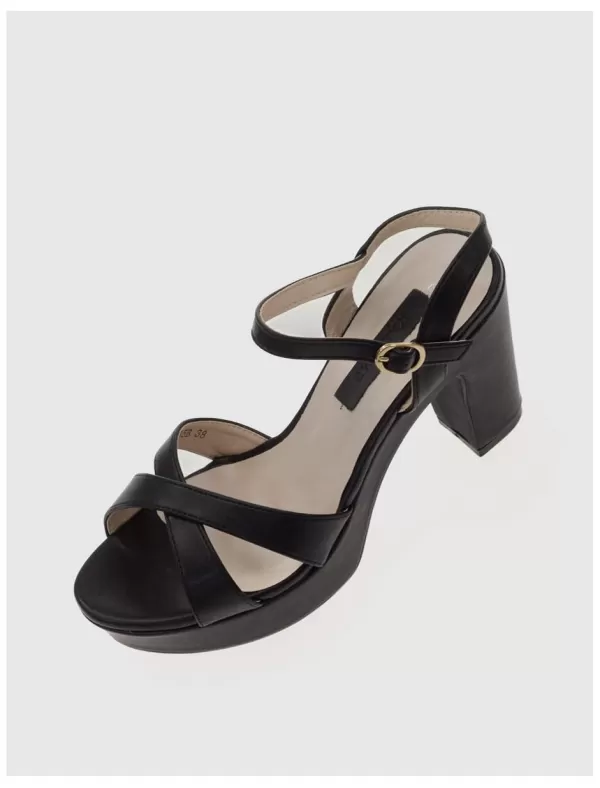 KAMOME TRENDS Sandalia Lina Negro>Mujer Sandalias