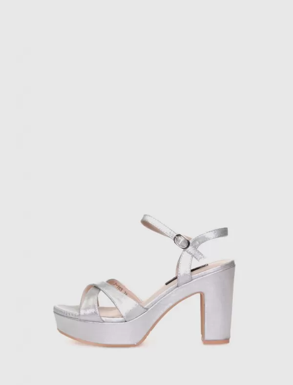 KAMOME TRENDS Sandalia Lina Plata>Mujer Sandalias