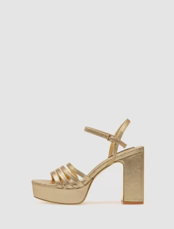 KAMOME TRENDS Sandalia N1A-1739 Fui Oro>Mujer Zapatos Fiesta