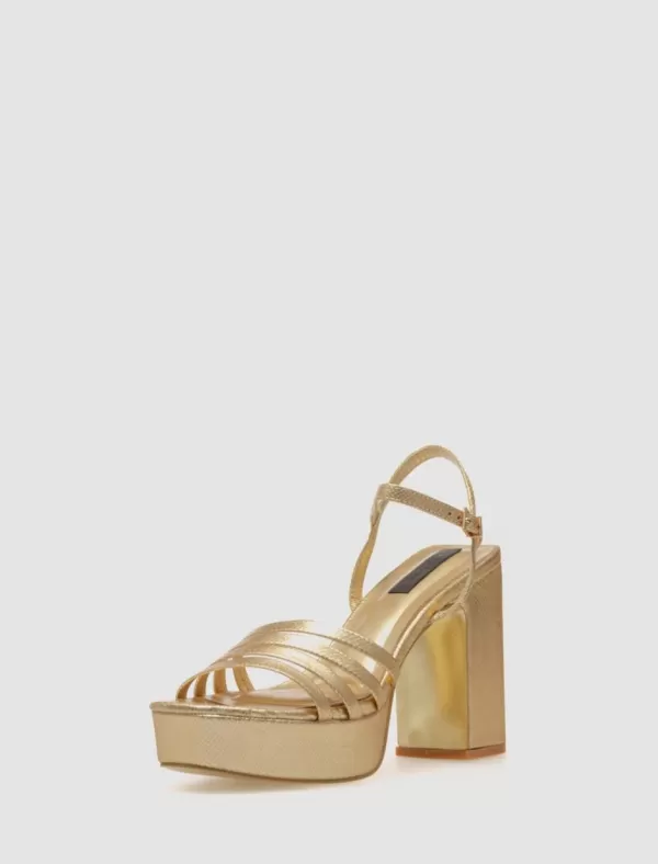 KAMOME TRENDS Sandalia N1A-1739 Fui Oro>Mujer Zapatos Fiesta
