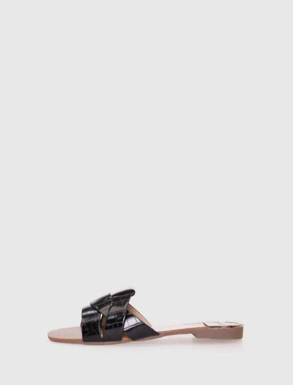 KAMOME TRENDS Sandalia Roma Negro>Mujer Sandalias