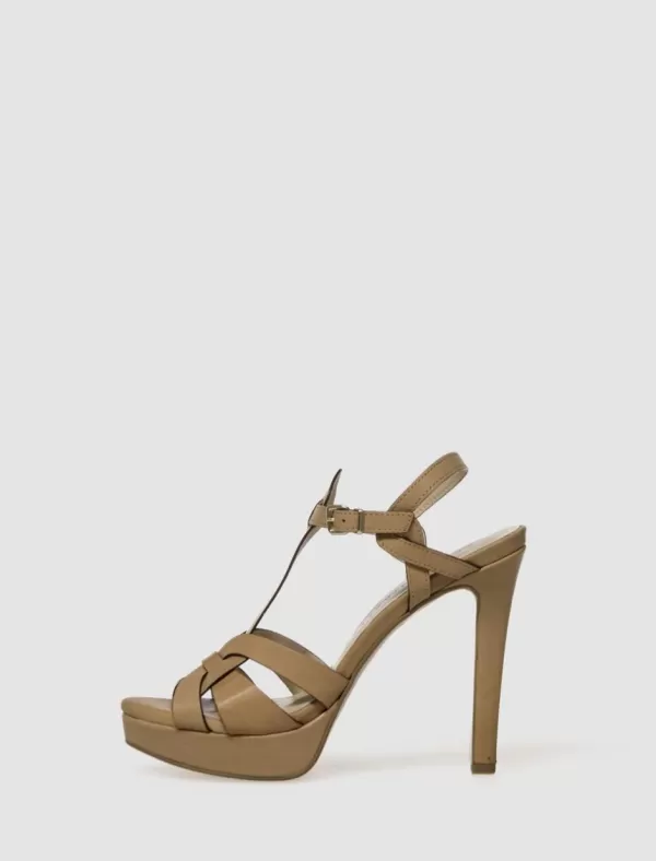 PEDRO MIRALLES Sandalia Copenhague Taupe>Mujer Zapatos Fiesta