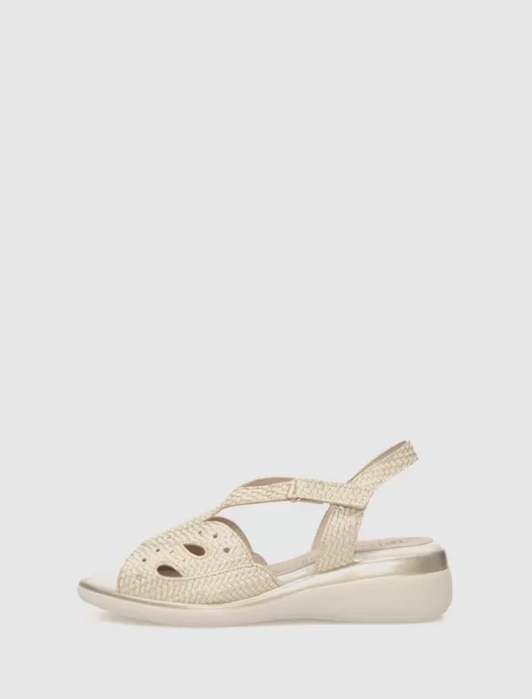 PITILLOS Sandalia 5010 Oro>Mujer Sandalias