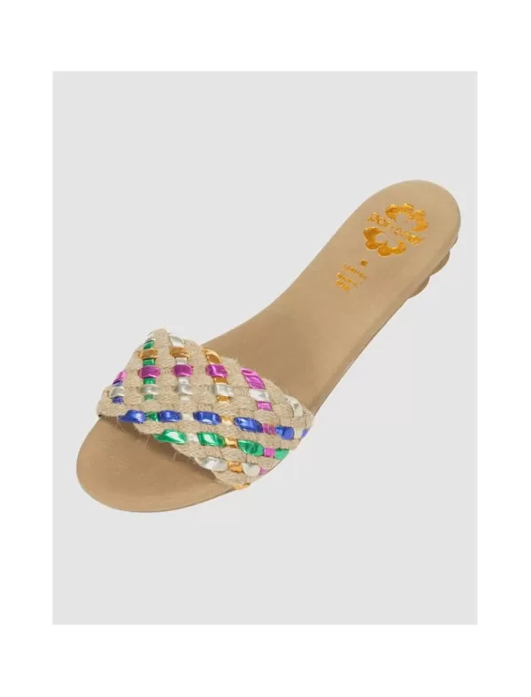 PORRONET Sandalia Lua Beig>Mujer Sandalias