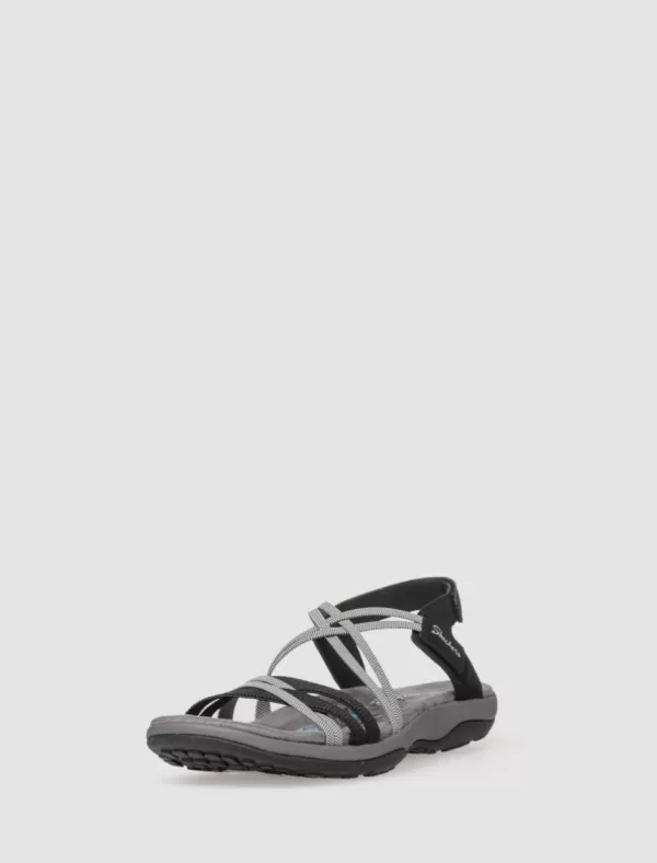 SKECHERS Sandalia Reggae Slim-Takes Two Negro>Mujer Zapatos