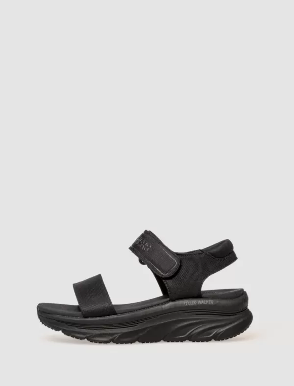 SKECHERS Sandalia Relaxed Fit Dlux Walker-New Block Negro>Mujer Zapatos