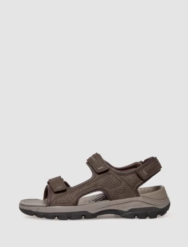 SKECHERS Sandalia Relaxed Fit Tresmen-Garo Marron>Hombre Sandalias