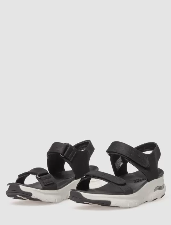 SKECHERS Sandalia Arch Fit-Touristy Negro>Mujer Zapatos