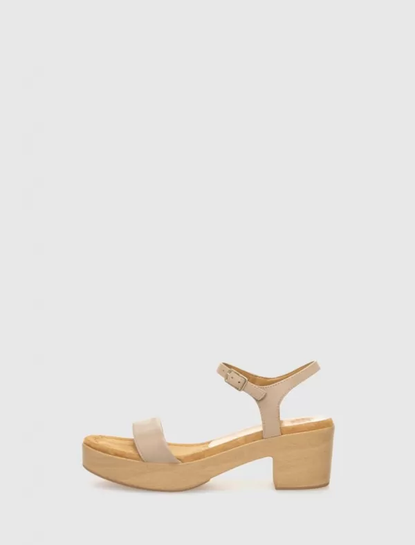 UNISA Sandalia Irita Nude>Mujer Sandalias