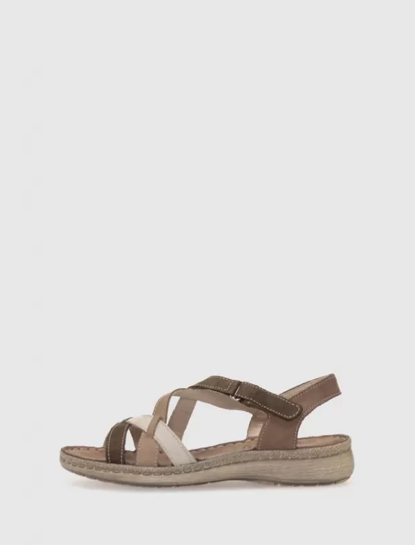 WALK & FLY Sandalia Walk & Fly 3096 47610 Kaki>Mujer Sandalias