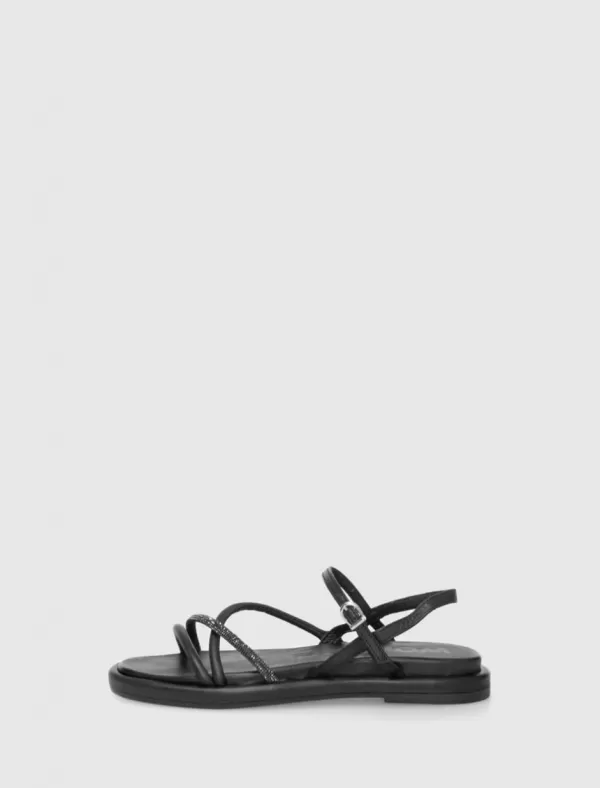 WONDERS Sandalia A-3301 Negro>Mujer Sandalias