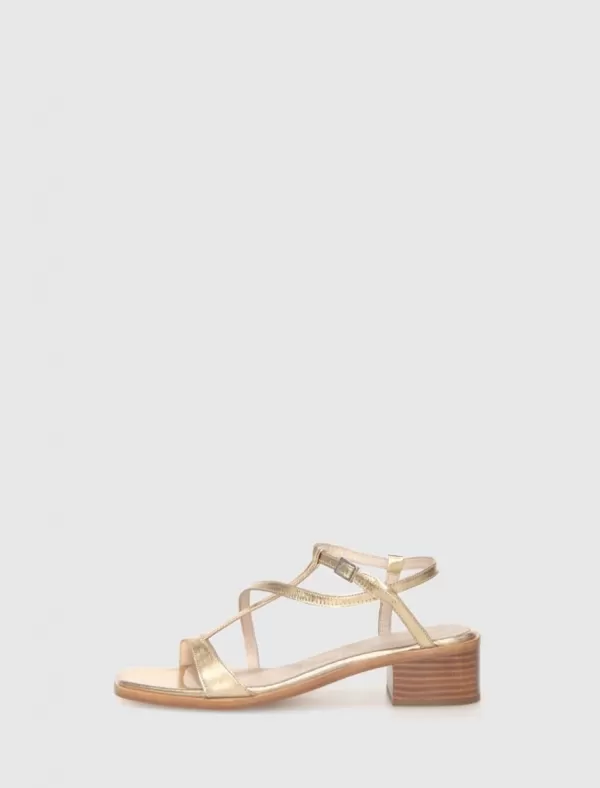 WONDERS Sandalia D-11014 Oro>Mujer Sandalias