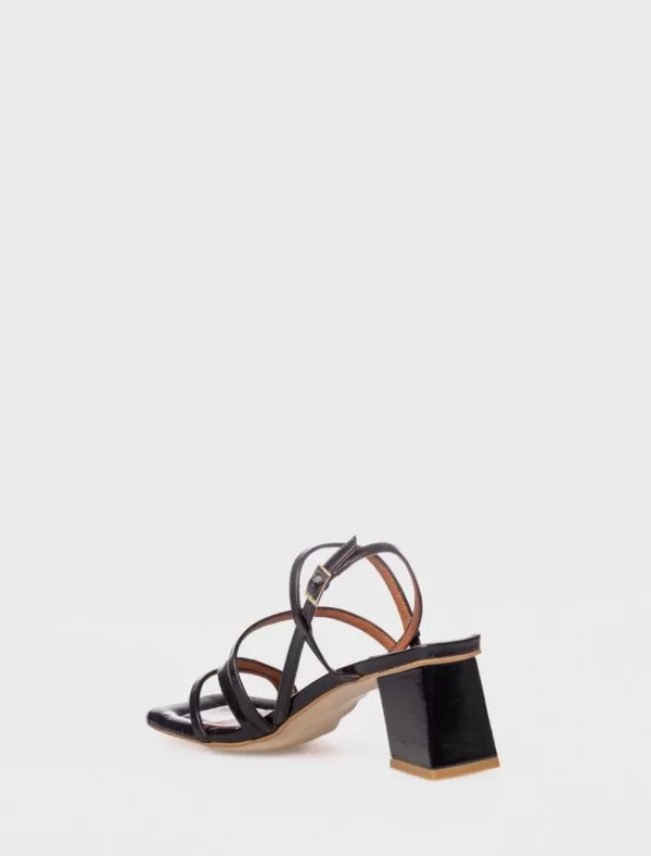 ANGEL ALARCON Sandalias Guilliam Bis Negro>Mujer Zapatos Fiesta