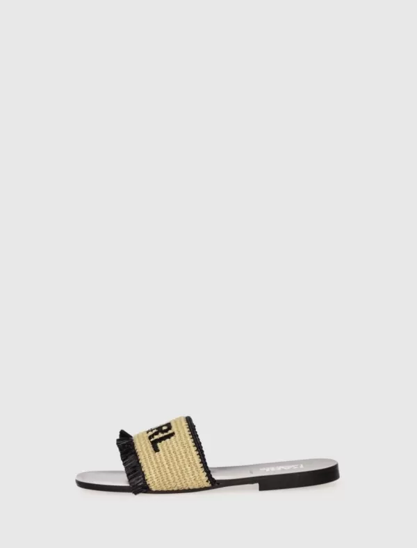 KARL LAGERFELD Sandalias Skoot Iii Karl Band Slide Natural>Mujer Alpargatas