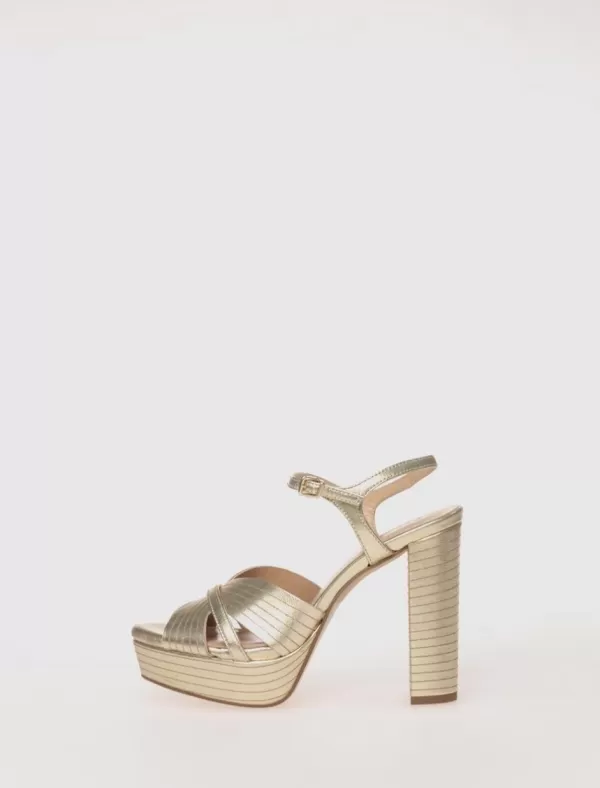 PEDRO MIRALLES Sandalias Montefioralles Platino>Mujer Zapatos Fiesta