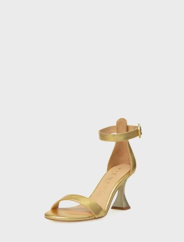 VIENTY Sandalias 13018 Oro>Mujer Zapatos Fiesta